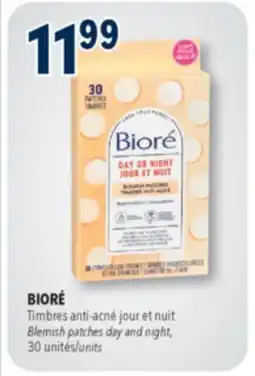 Familiprix Bioré Anti-Acne Hydrocolloid Pimple Patches Day & Night 30un offer