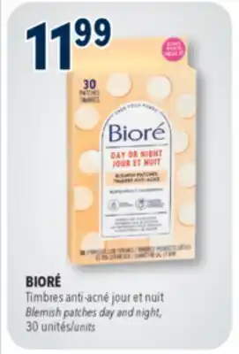 Familiprix Bioré Anti-Acne Hydrocolloid Pimple Patches Day & Night 30un offer
