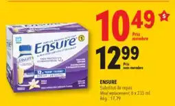 Familiprix Ensure High Protein meal replacement Vanilla offer