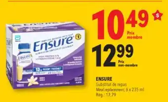 Familiprix Ensure High Protein meal replacement Vanilla offer