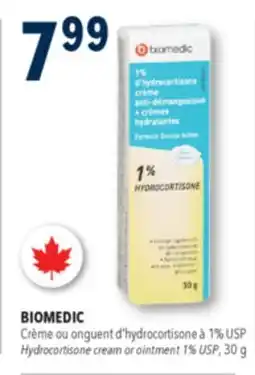 Familiprix Biomedic anti-itch 1% hydrocortisone cream offer