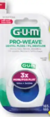 Familiprix GUM Butlerweave waxed dental floss offer