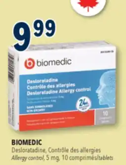 Familiprix BIOMEDIC Desloratadine, Allergy control, 5 mg, 10 tablets offer
