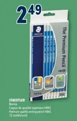 Familiprix STAEDTLER, Premium quality writing pencil HB#2, 12 units offer
