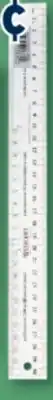Familiprix WESTCOTT Transparent flexible ruler, 30 cm offer
