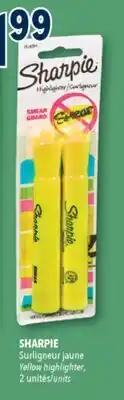 Familiprix SHARPIE Yellow highlighter, 2 /units offer