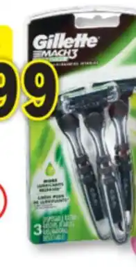 Familiprix GILLETTE Gillette Mach-3 sensitive disposable razors 3un offer