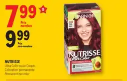 Familiprix Garnier Nutrisse Ultra Color permanent hair dye #462 Tempting Raspberry offer