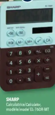 Familiprix SHARP Calculator offer