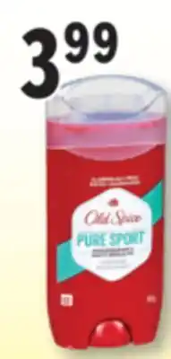 Familiprix Old Spice High Endurance Pure Sport aluminum-free deodorant stick offer