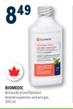 Familiprix BIOMEDIC Antacid suspension and anti-gas, 350ml offer