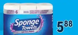 Familiprix SpongeTowels Ultra SpongeTowels Ultra 2-ply paper towels rolls 3un offer