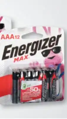 Familiprix ENERGIZER Max Selected batteries offer
