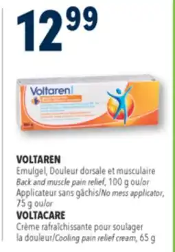 Familiprix Voltaren Emulgel topical pain relieving gel back & muscle pain - Triple Effect offer
