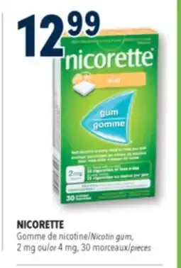 Familiprix NICORETTE Gomme de nicotine offer