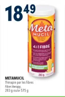 Familiprix Metamucil 4 in 1 fiber no added sweeteners offer