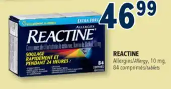 Familiprix Reactine extra strength 24 hour allergy relief tablets 84un offer