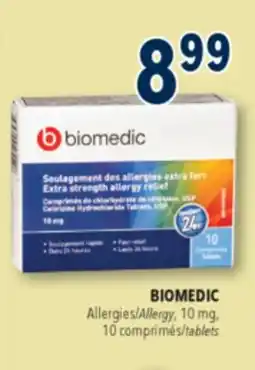 Familiprix BIOMEDIC Allergies offer