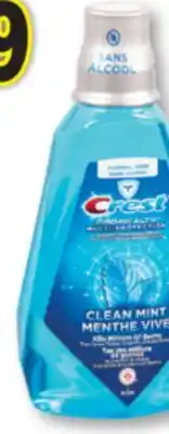 Familiprix Crest Pro-Health multi-protection clean mint mouthwash offer