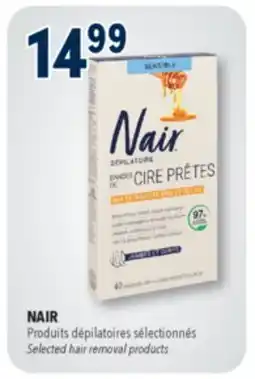 Familiprix Nair legs & body ready wax strips for sensitive skin 40un offer