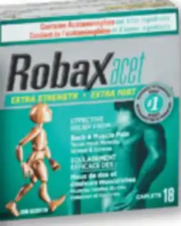 Familiprix Robaxacet back & muscle pain extra strength acetaminophen caplets 18un offer