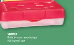 Familiprix STOREX Plastic pencil case offer