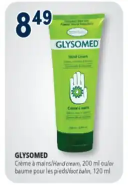 Familiprix Glysomed frequent user size hand cream offer