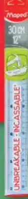 Familiprix MAPED, Unbreakable ruler, 30 cm offer