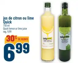 Marché Adonis JUS DE CITRON OU LIME QUICK | QUICK LEMON OR LIME JUICE offer