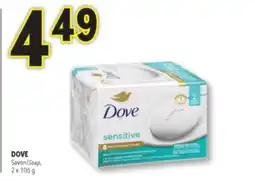 Familiprix Dove Sensitive skin soap bar offer