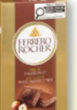 Familiprix Ferrero Rocher Milk Chocolate Bar with Hazelnut and Cocoa Filling offer