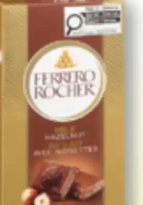 Familiprix Ferrero Rocher Milk Chocolate Bar with Hazelnut and Cocoa Filling offer
