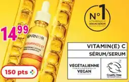 Familiprix GARNIER, Selected facial care products offer