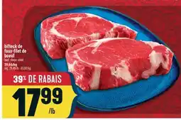 Marché Adonis BIFTECK DE FAUX-FILET DE BOEUF | BEEF RIBEYE STEAK offer