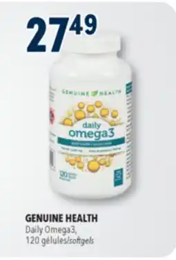 Familiprix Genuine Health Omega3 Daily good health 120un offer