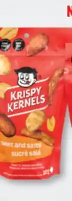 Familiprix Krispy Kernels sweet & salty mix peanuts snacks and nuts offer