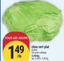 Marché Adonis CHOU VERT PLAT | FLAT GREEN CABBAGE offer