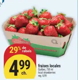 Marché Adonis FRAISES LOCALES | LOCAL STRAWBERRIES offer