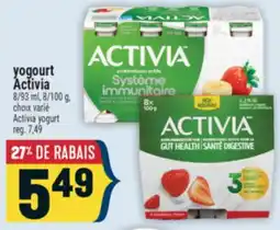 Marché Adonis YOGOURT ACTIVIA | ACTIVIA YOGURT offer