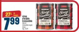Marché Adonis SIROP D'ÉRABLE IRRÉSISTIBLE | IRRÉSISTIBLE MAPLE SYRUP offer