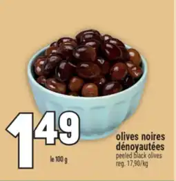 Marché Adonis OLIVES NOIRES DÉNOYAUTÉES | PEELED BLACK OLIVES offer