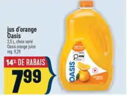 Marché Adonis JUS D'ORANGE OASIS | OASIS ORANGE JUICE offer