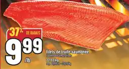 Marché Adonis FILETS DE TRUITE SAUMONÉE | STEELHEAD SALMON FILLETS offer