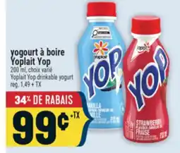 Marché Adonis YOGOURT À BOIRE YOPLAIT YOP | YOPLAIT YOP DRINKABLE YOGURT offer