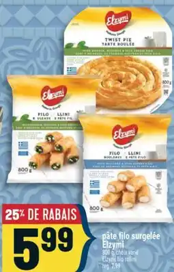 Marché Adonis PÂTE FILO SURGELÉE ELZYMI | ELZYMI FILO ROLLINI offer