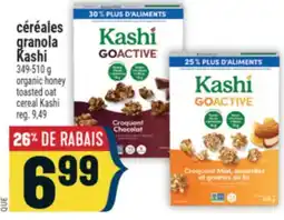 Marché Adonis CÉRÉALES GRANOLA KASHI | ORGANIC HONEY TOASTED OAT CEREAL KASHI offer