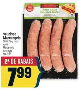 Marché Adonis SAUCISSE MARCANGELO | MARCANGELO SAUSAGES offer
