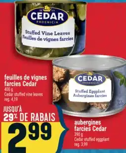 Marché Adonis FEUILLES DE VIGNES FARCIES CEDAR | CEDAR STUFFED VINE LEAVES offer