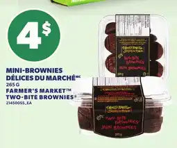 Provigo MINI-BROWNIES DÉLICES DU MARCHÉ | FARMER'S MARKET TWO-BITE BROWNIES offer