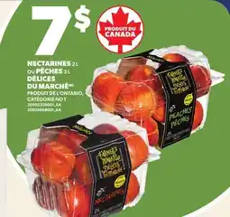 Provigo NECTARINES, 2 L OU PÊCHES, 3 L DÉLICES DU MARCHÉ offer